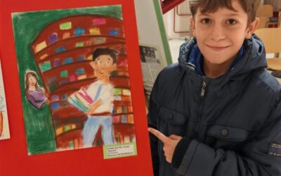 Patrik Balog osvojio 2. nagradu na likovnom natječaju: „Tihi junaci među policama – knjižnice i knjižničarke u našem svijetu“