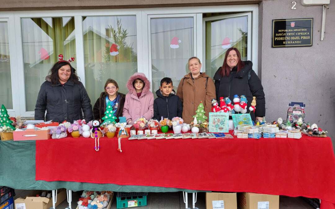 Božićni sajam Učeničke zadruge u romskom naselju