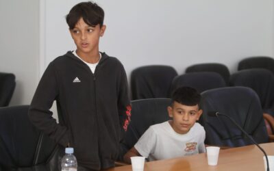 Kevin i Nikola novi predstavnici OŠ Kuršanec u Dječjem gradskom vijeću